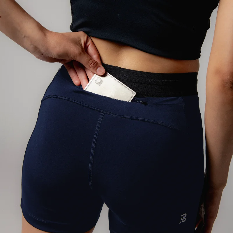 Stamina™  5"" Compression Short, Women's - NY Navy