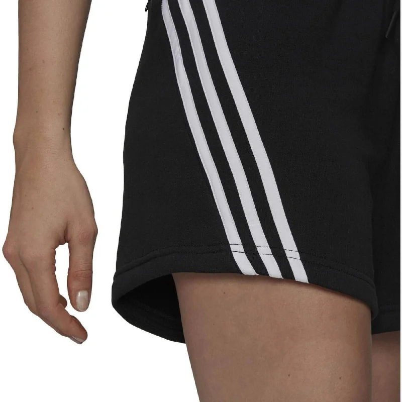 adidas Future Icon 3 Stripes Womens Training Shorts - Black