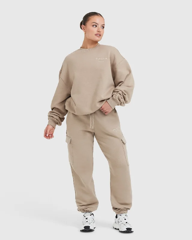 All Day Est 2020 Oversized Sweatshirt | Sandstone