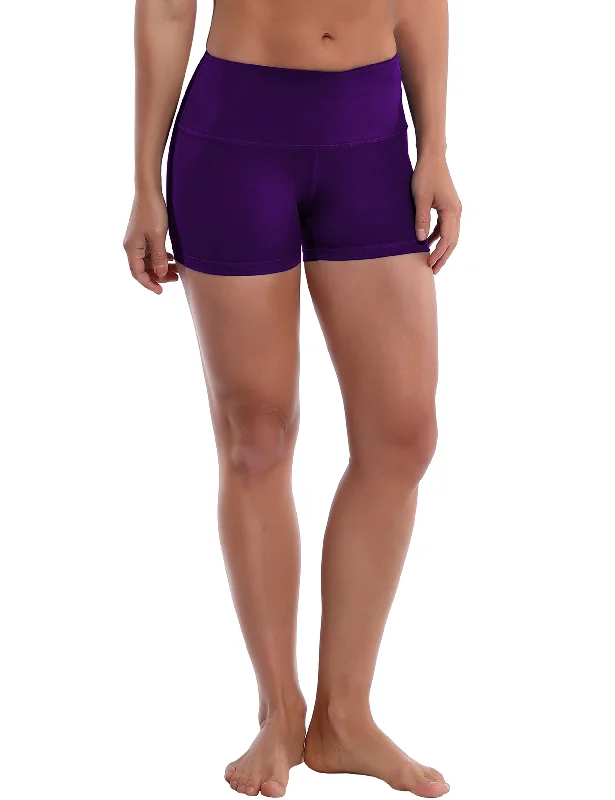 2.5"" Yoga Shorts eggplantpurple