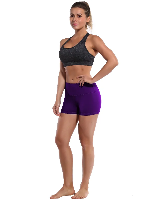 2.5"" Yoga Shorts eggplantpurple