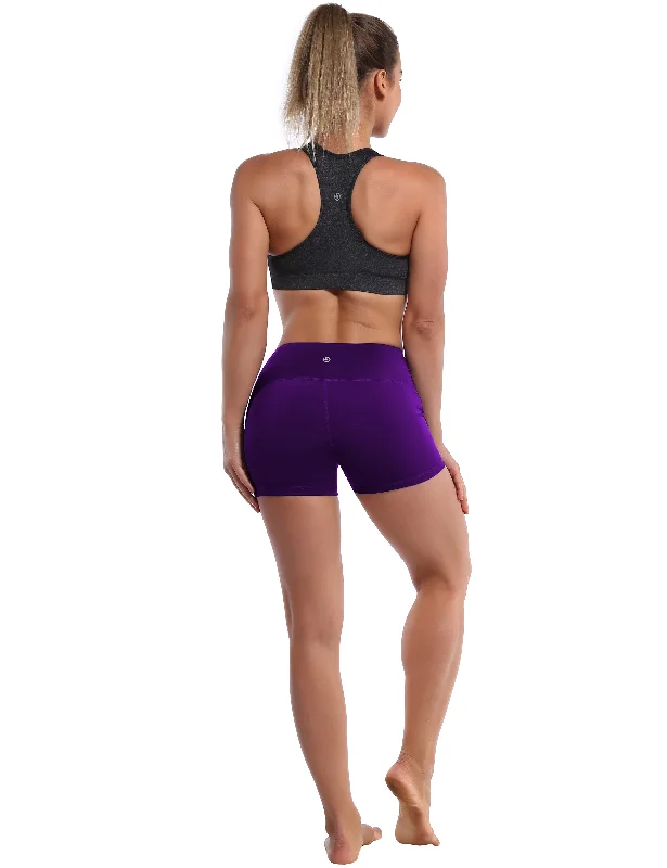 2.5"" Yoga Shorts eggplantpurple