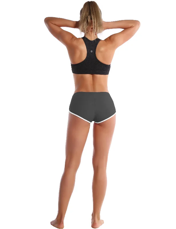 Sexy Booty Yoga Shorts shadowcharcoal