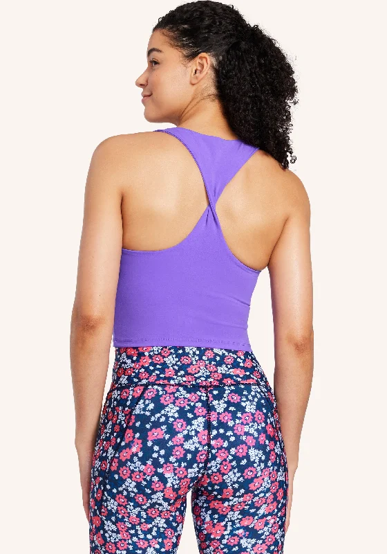 Cadent Twist Back Crop Tank