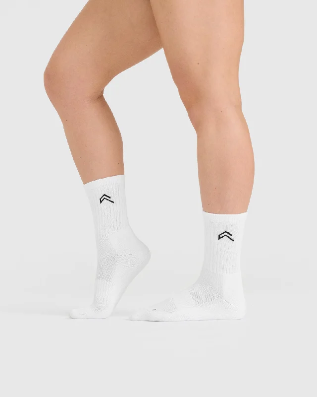 Crew Socks 5 Pack | White