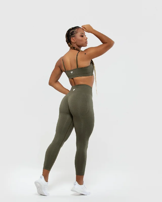 Define Scrunch Seamless Bralette | Khaki