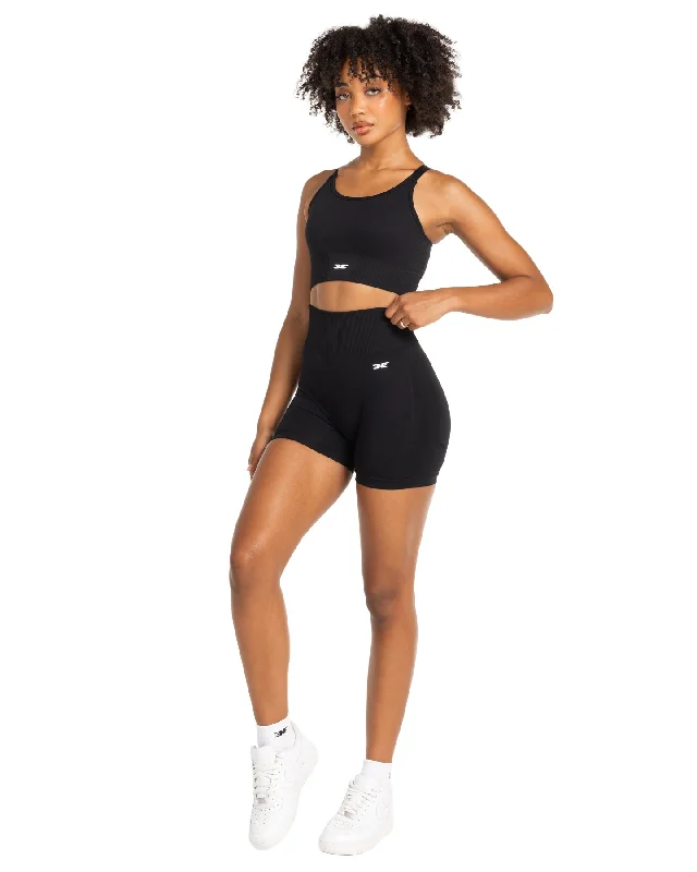 Elite Seamless V2 Shorts - Black