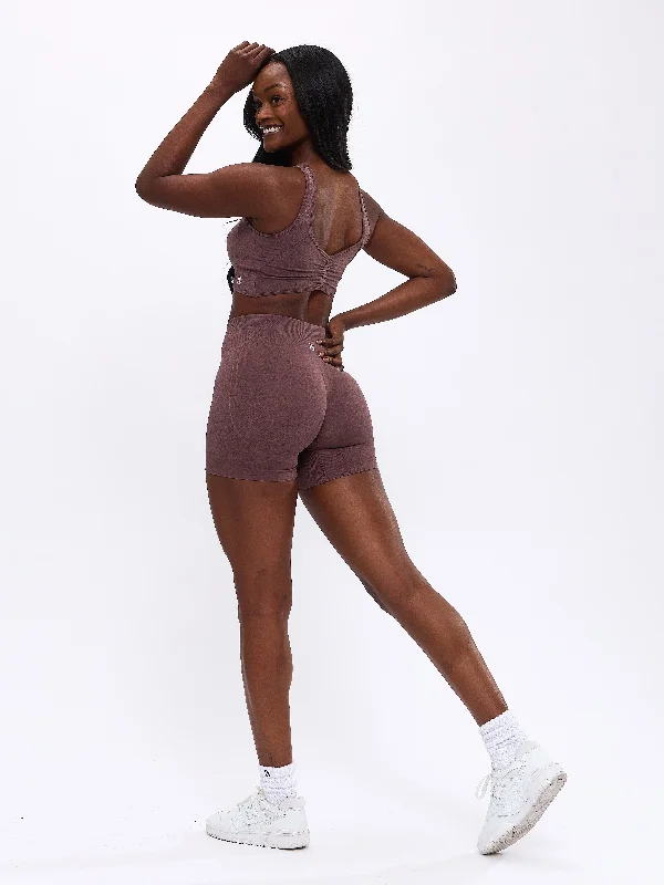 Form Seamless Short 5"" - Mocha Berry