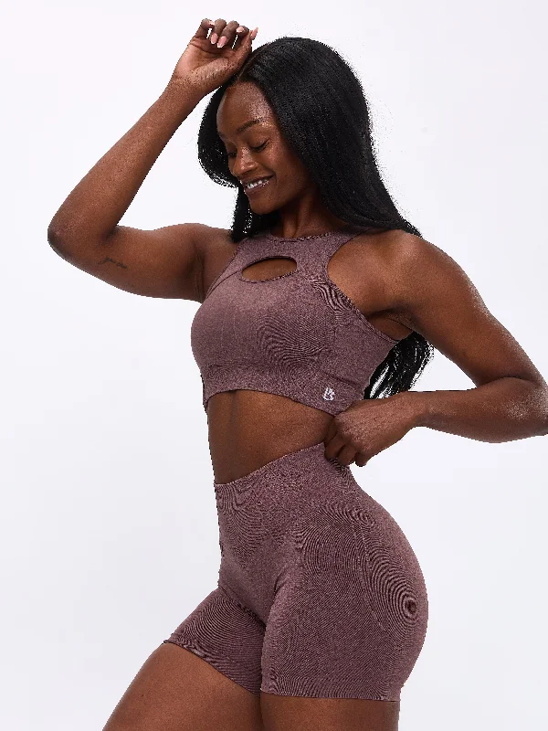 Form Seamless Short 5"" - Mocha Berry