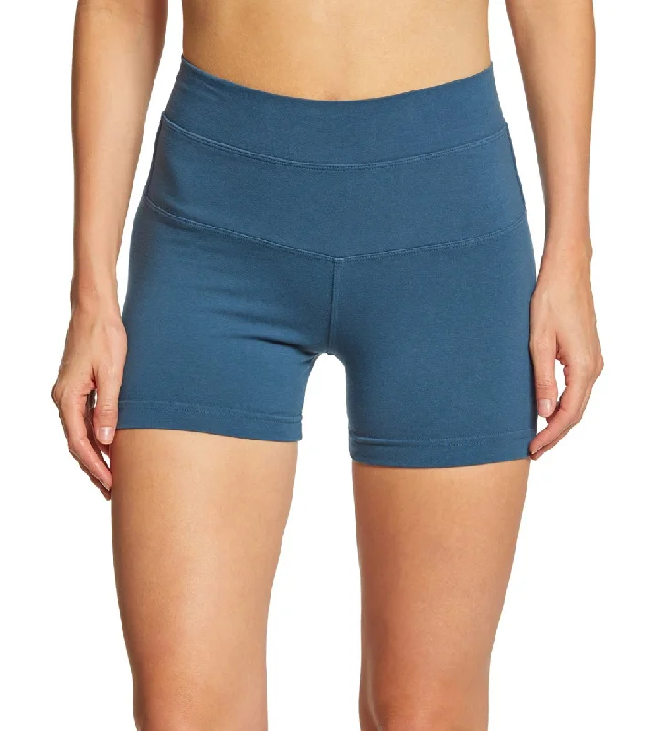 Hard Tail High Rise Yoga Booty Shorts River