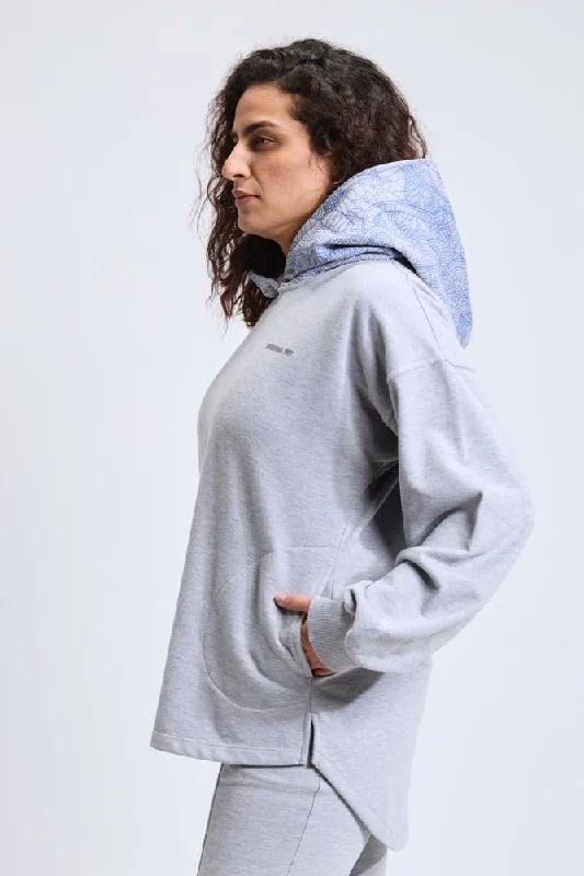 Heather Gray Oversized Hoodie