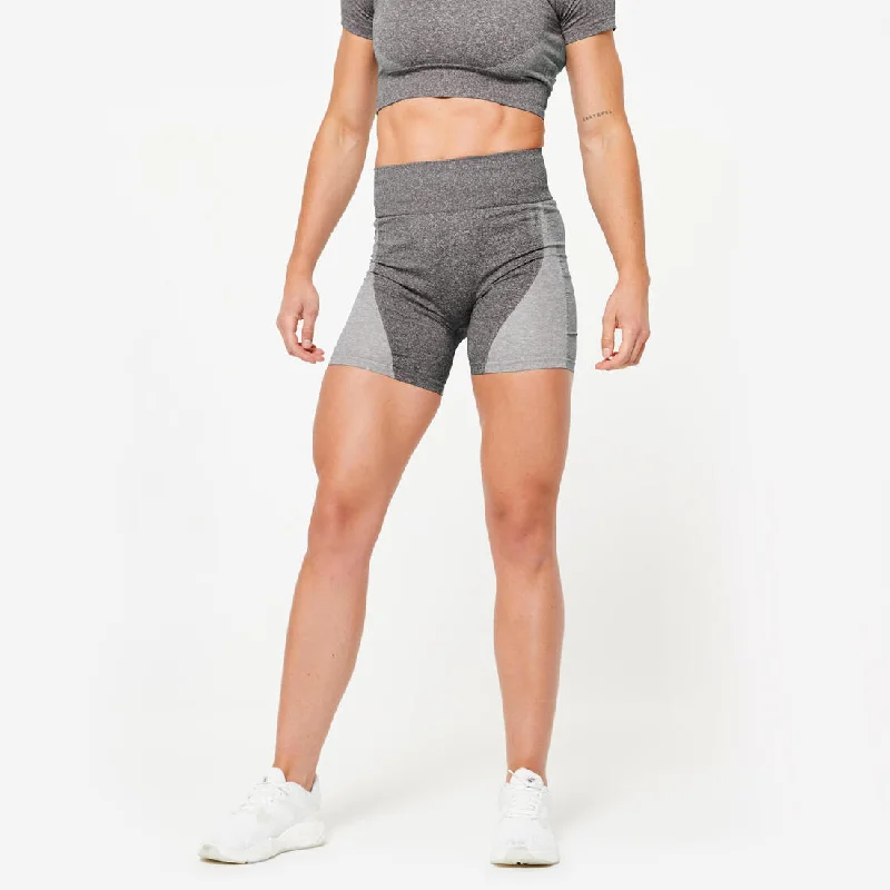 High-Waisted Seamless Fitness Cycling Shorts