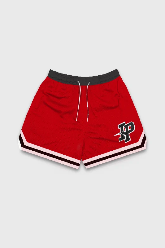 MEN'S LEAGUE MESH SHORTS - BRICK RED