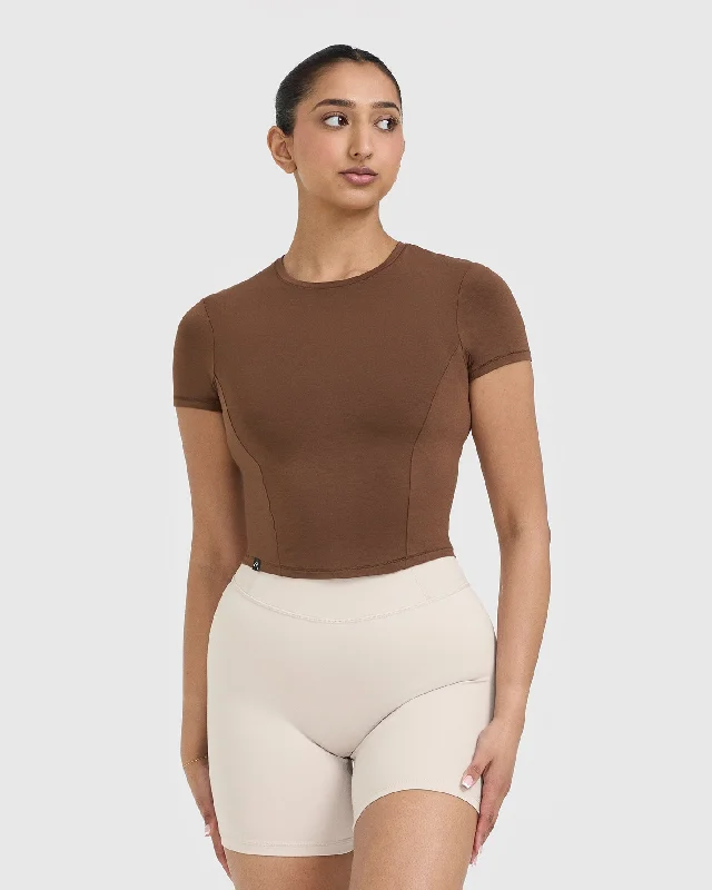 Mellow Soft Mid Short Sleeve T-Shirt | Nude 4