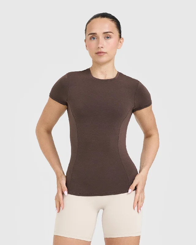 Mellow Soft Short Sleeve T-Shirt | Nude 5