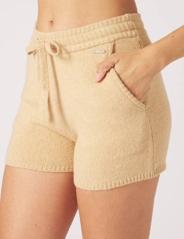 Merino Short: Tan