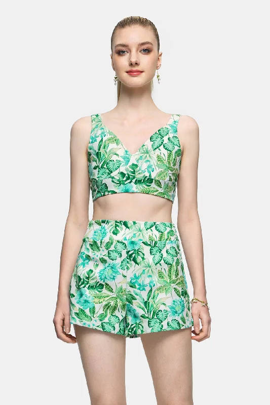 Green Floral / S