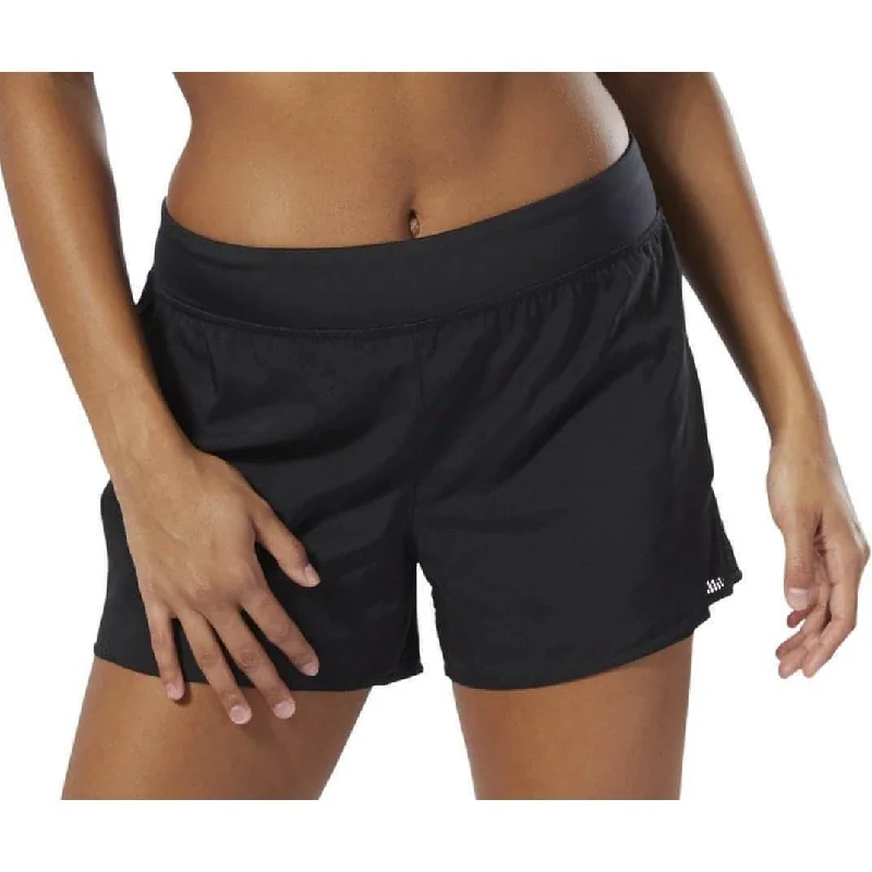 Reebok Workout Ready Knit Woven Womens Training Shorts - Black