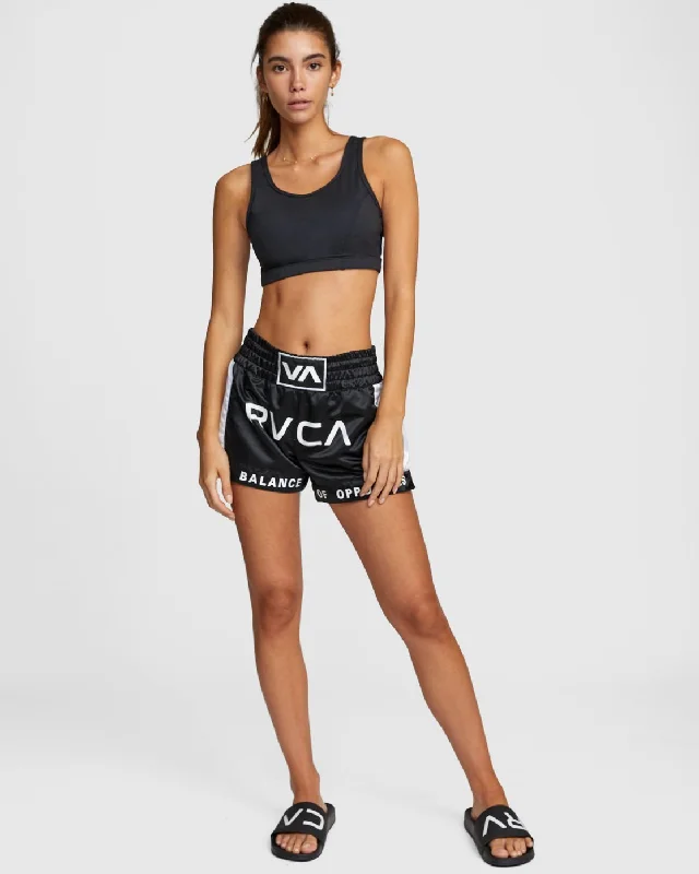 RVCA Muay Thai Shorts 3"" - Black