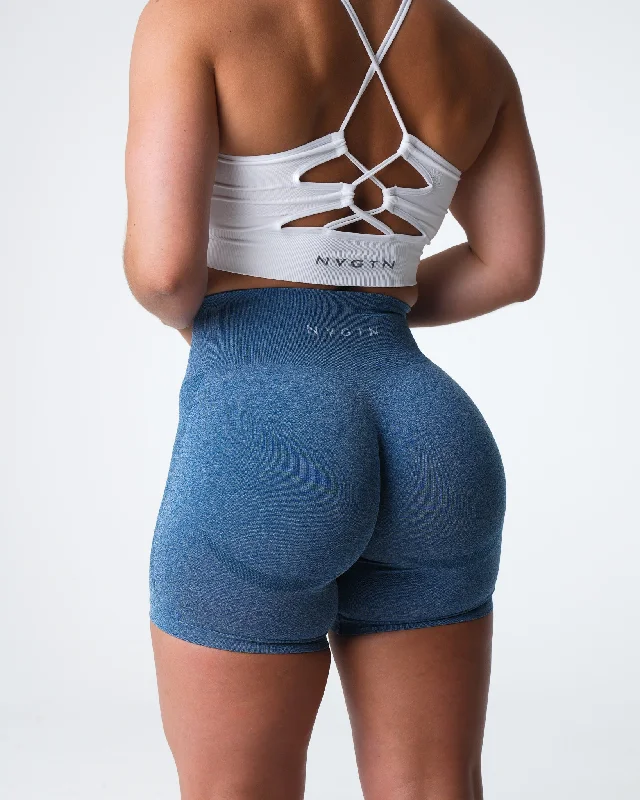 Slate Blue Contour Seamless Shorts