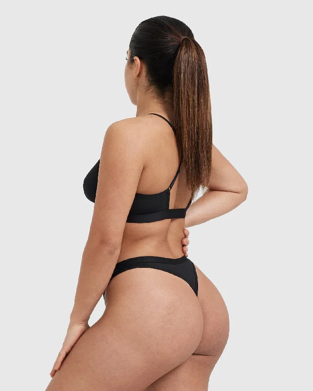 Soft Classic Thong | Black