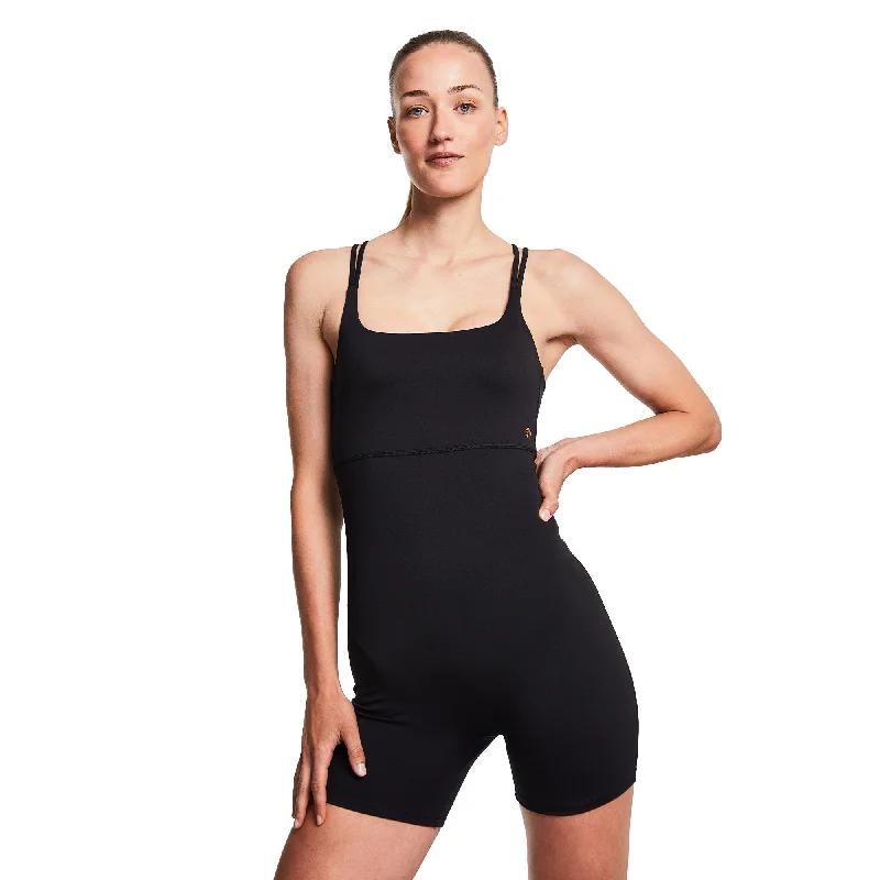 SUPERFLEXI SHORT ONESIE 5"" BLACK