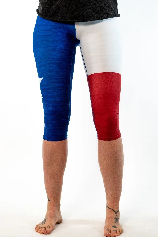 Texas Flag Capris  *FINAL SALE*