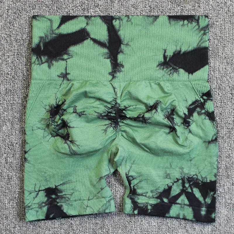 Tie Dye Yoga Shorts