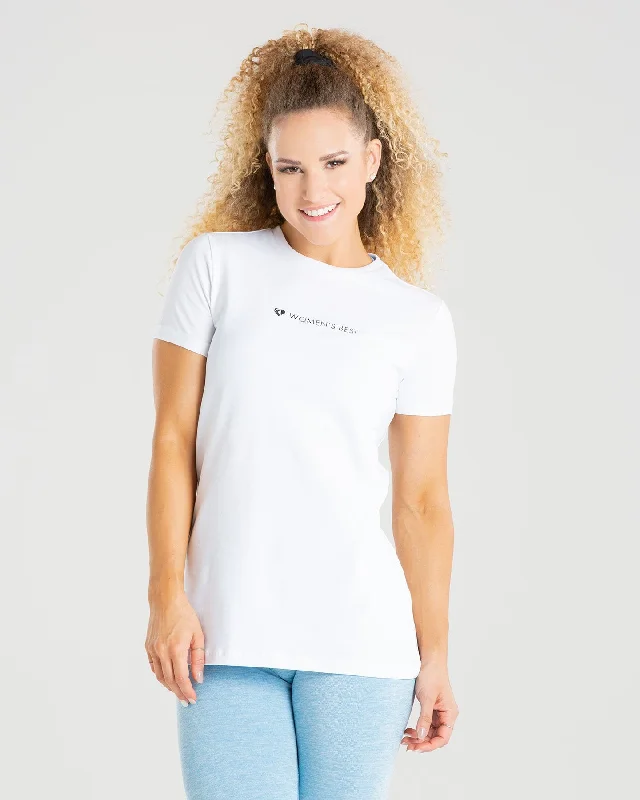 True Long Length T-Shirt | White