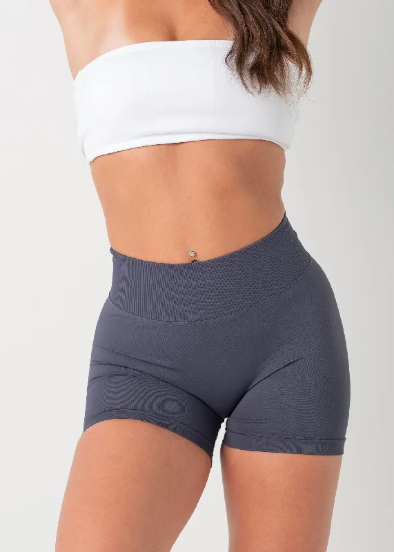 ULTIMATE SEAMLESS SCRUNCH SHORTS MINI - INK