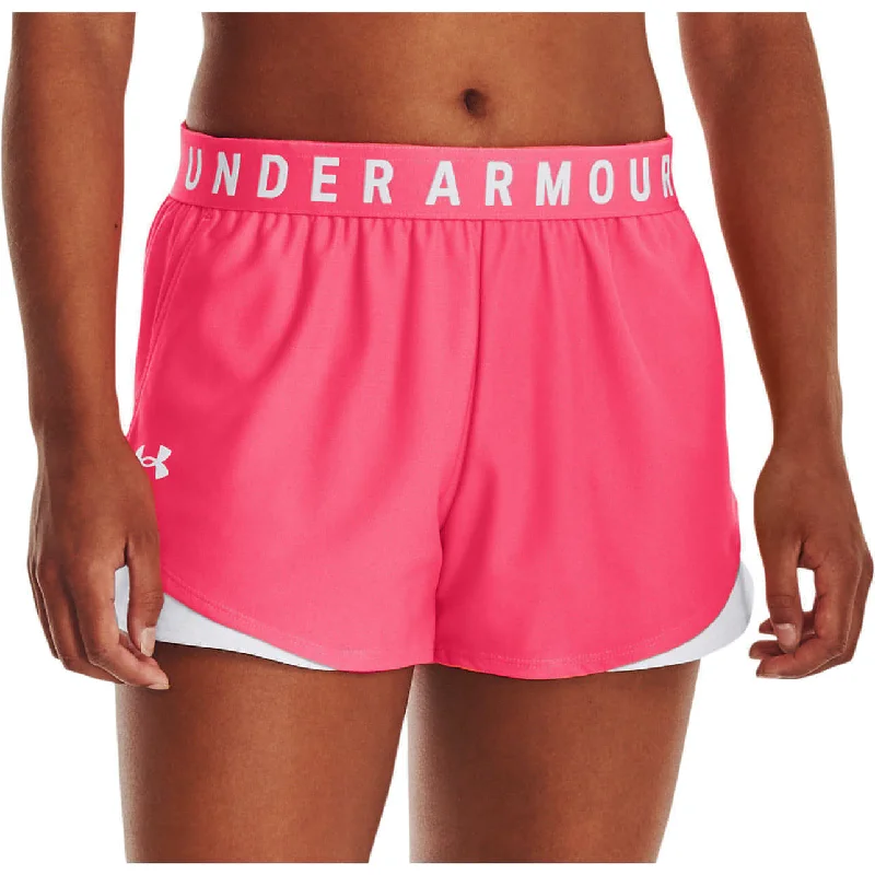 Under Armour Play Up 3.0 Womens Running Shorts - Pink