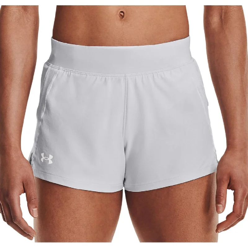 Under Armour Qualifier Speedpocket Womens Running Shorts - Grey