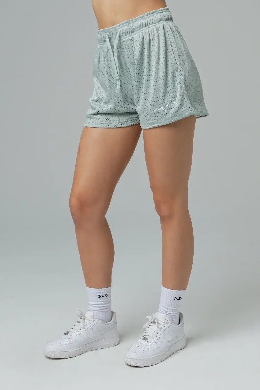 WOMEN'S BASIC SHORTS - ICE GREY