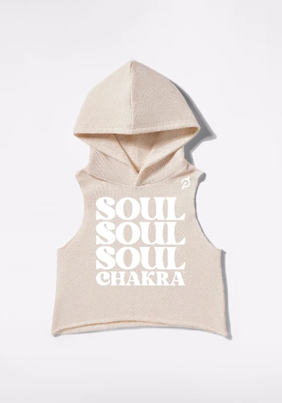 Peloton x Soul Chakra Sleeveless Cropped Hoodie