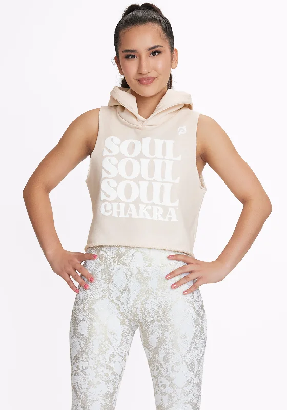 Peloton x Soul Chakra Sleeveless Cropped Hoodie