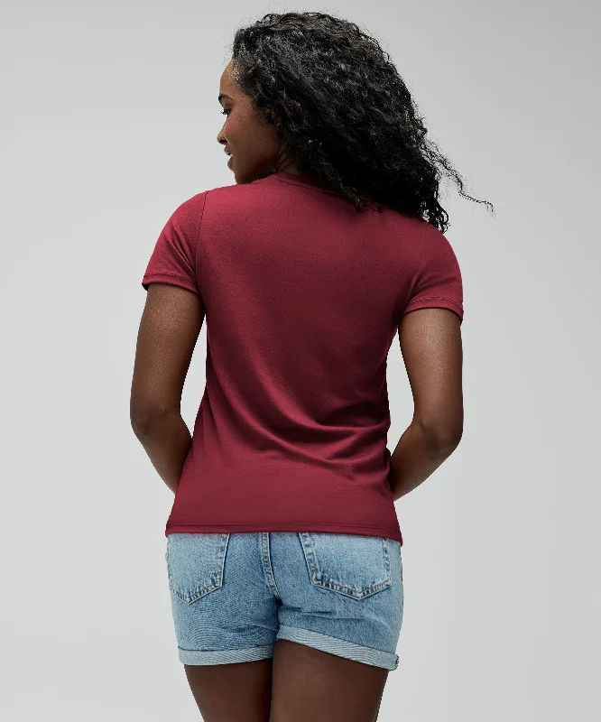 Women's Merino Crew Neck T-Shirt