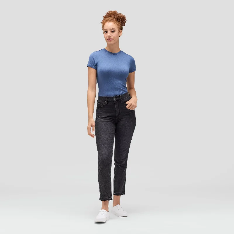 Women's Slim Merino Crew Neck T-Shirt