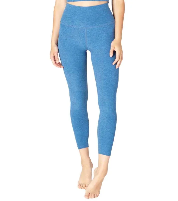 Beyond Yoga Spacedye High Waisted Yoga Capris Victory Blue/Blue Suede