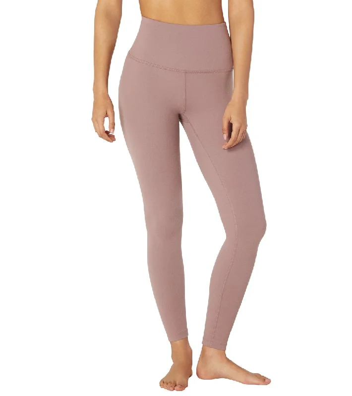 Beyond Yoga Supplex Caught in the Midi High Waisted Leggings Dusty Mauve