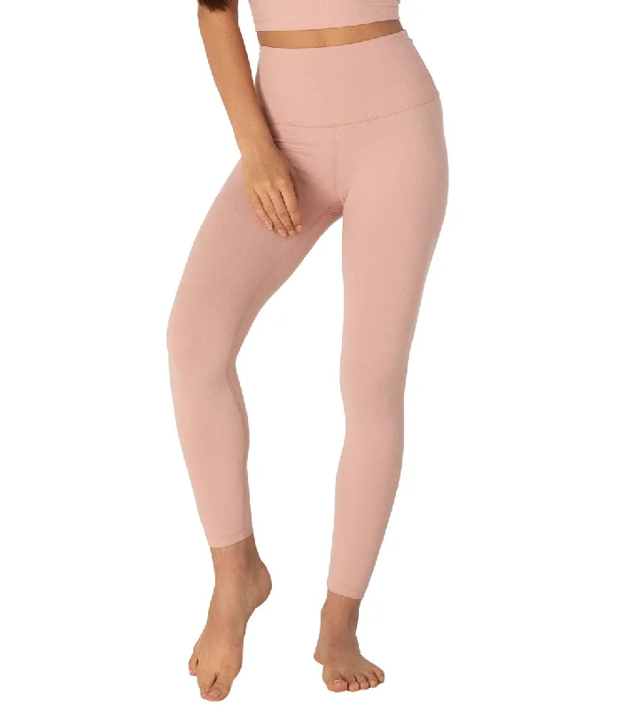 Beyond Yoga Supplex Caught in the Midi High Waisted Leggings Tinted Rose