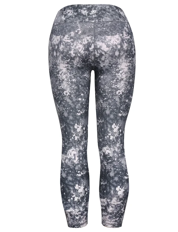 22"" Printed Yoga Pants LIME