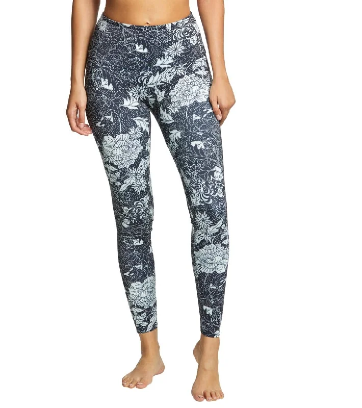 Onzie High Waisted Yoga Leggings Kyoto Noir