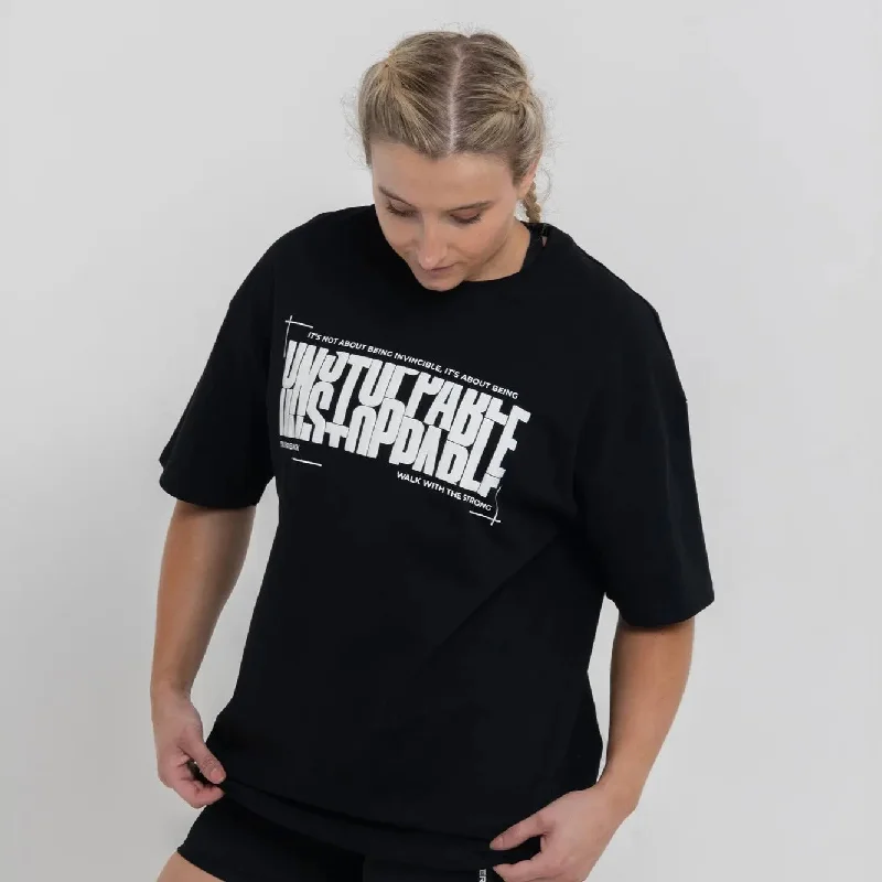 Unstoppable Women's Oversized T-Shirt Black