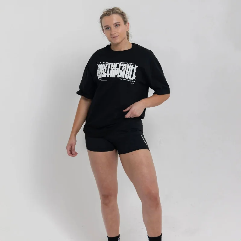 Unstoppable Women's Oversized T-Shirt Black