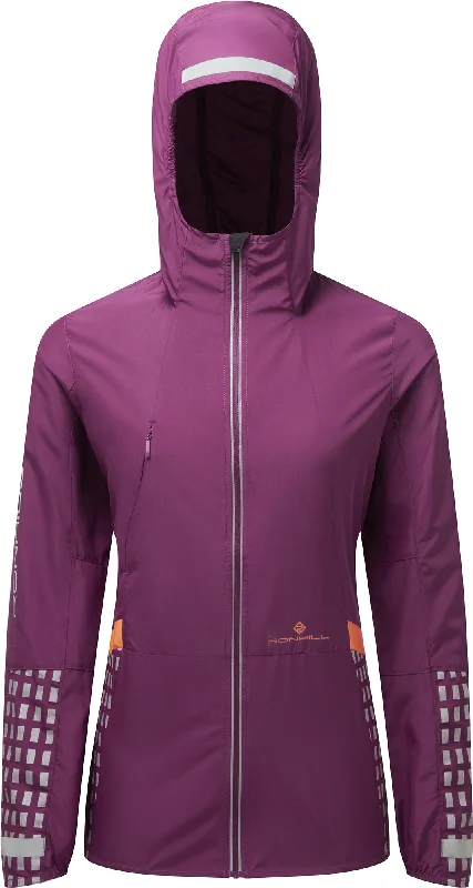 Ronhill Tech Afterhours Womens Running Jacket - Purple