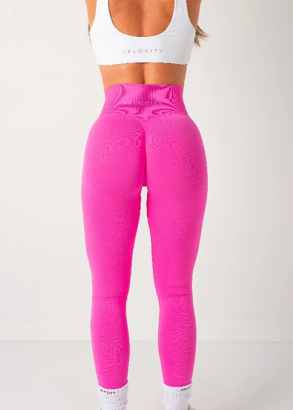 ULTIMATE SEAMLESS SCRUNCH LEGGINGS MINI - DRAGON FRUIT