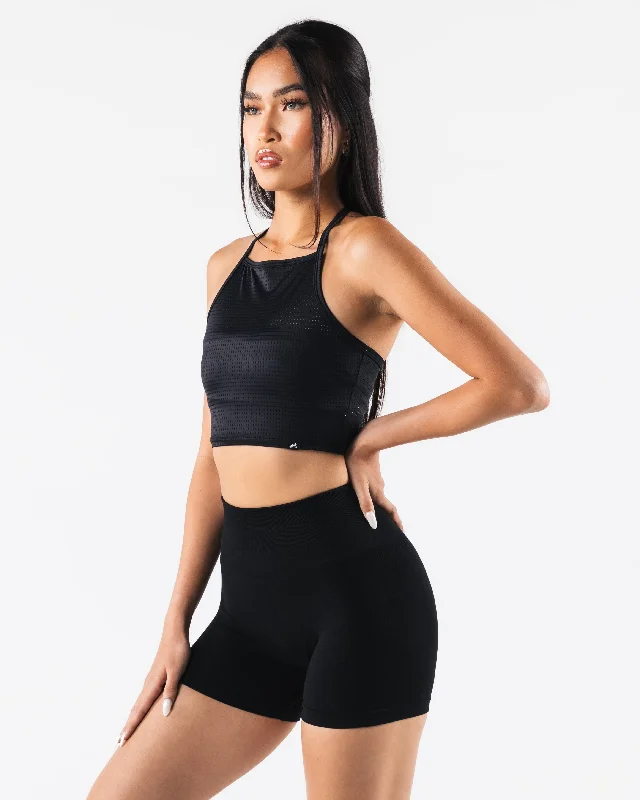 Margo Mesh Tank - Black