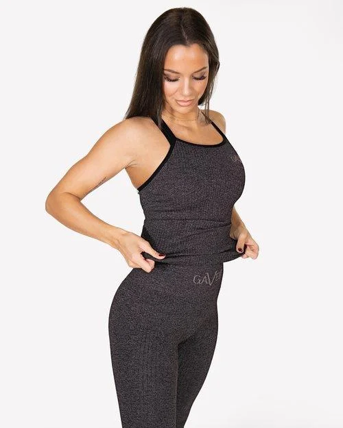 Gavelo Seamless Ribbed Tank - Plum