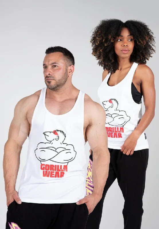 Gorilla Wear Legacy Stringer - White