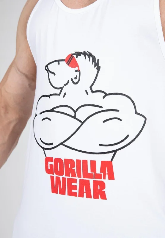 Gorilla Wear Legacy Stringer - White